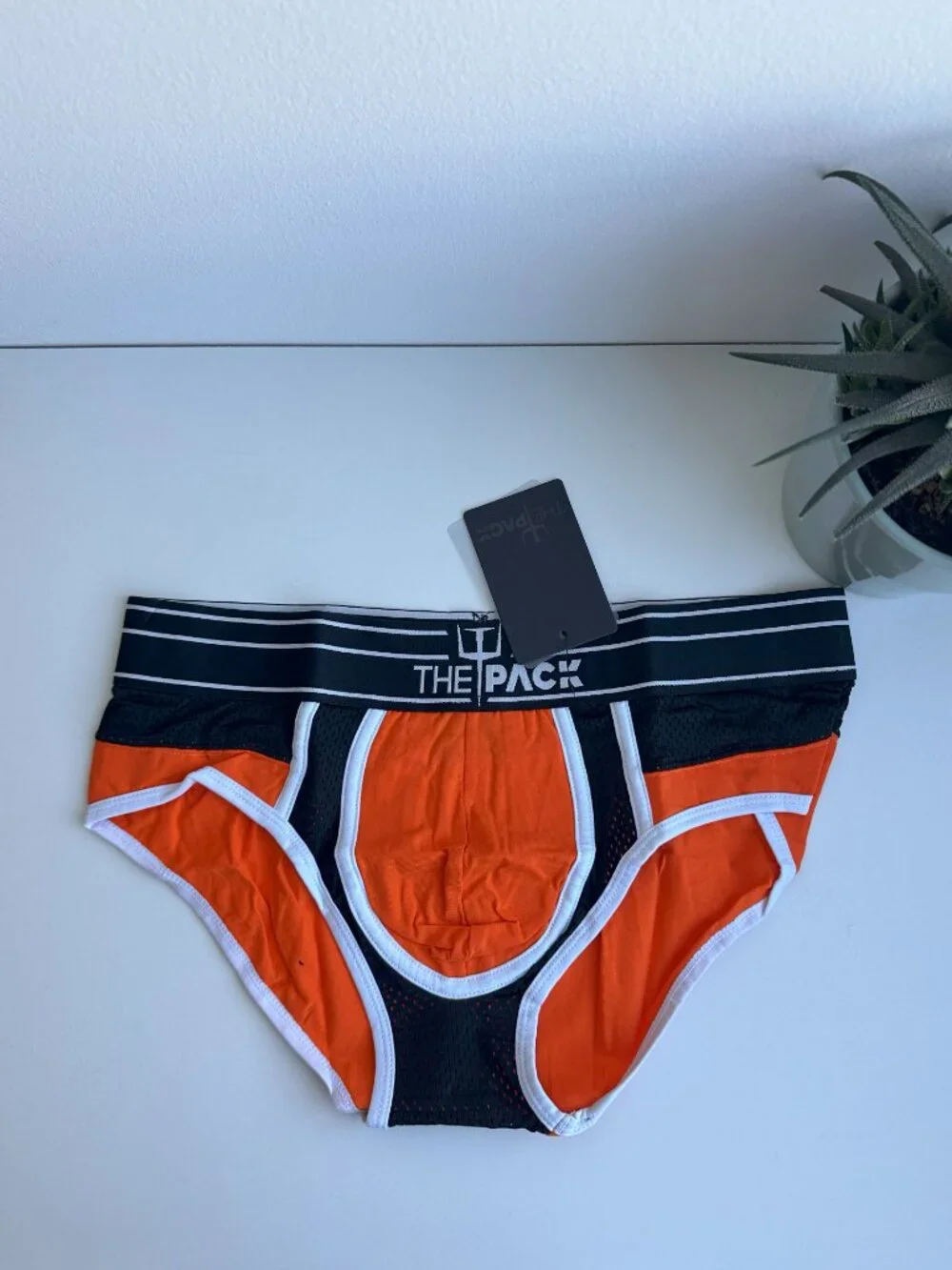 ThePack - Color Blocking Brief - Orange (M)